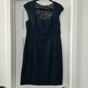 Connected apparel navy dress. Size 12